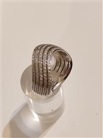 Ring Donna Oro Woman Infinity in White Gold Diamante DFAF2190.038